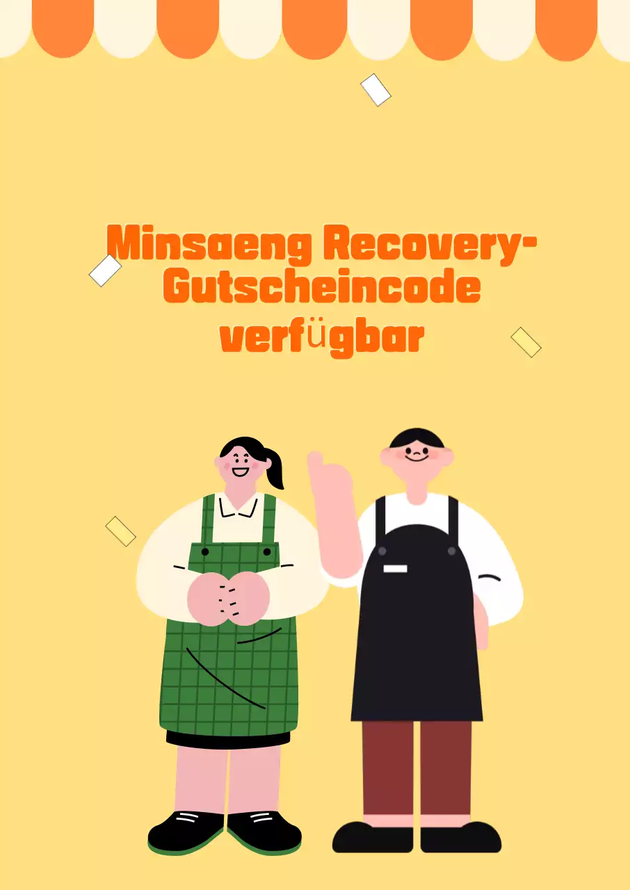 Orange Simple Konsum-Gutscheinaktion