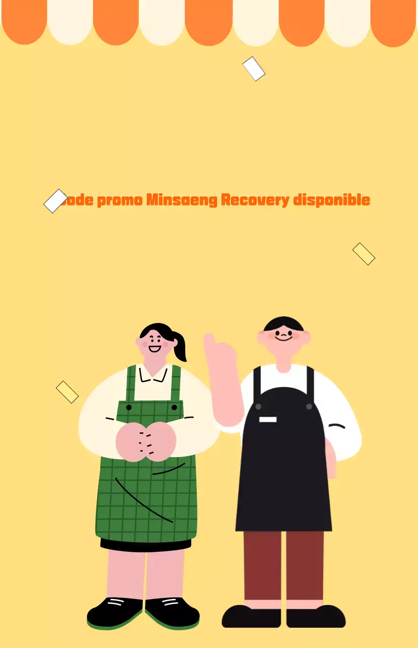 Promotion de coupon simple jaune