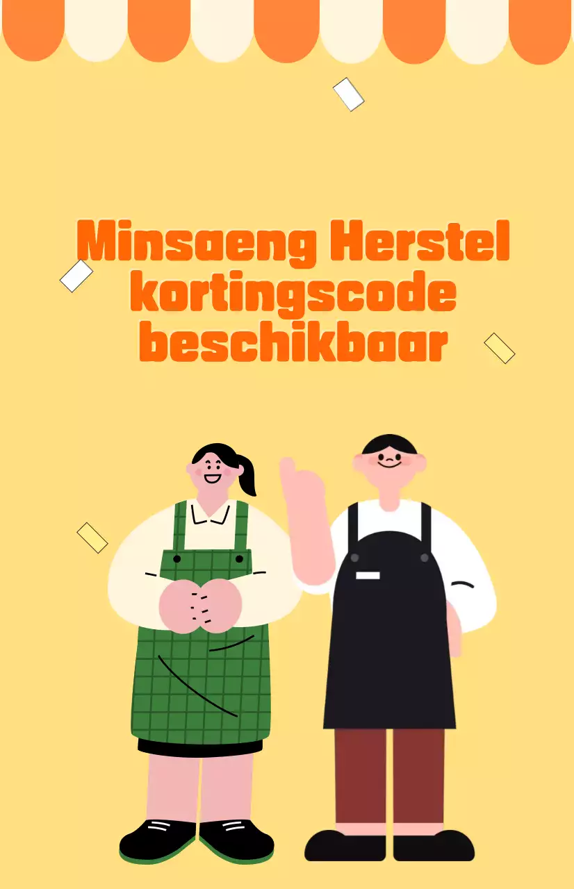 Gele eenvoudige couponpromotie