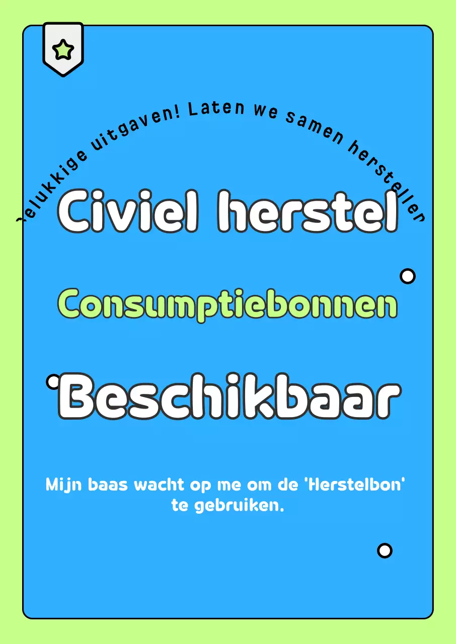 Groene Eenvoudige Coupongids