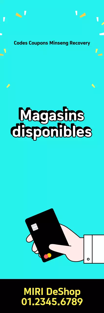 Coupon de consommation Sky Blue Modern People's Livelihood Recovery