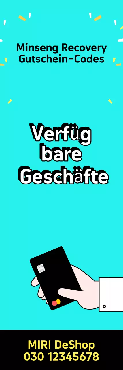 Sky Blue Modern People's Livelihood Recovery Konsumgutschein