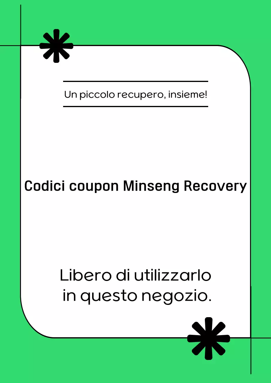 Buono sconto Green Modern