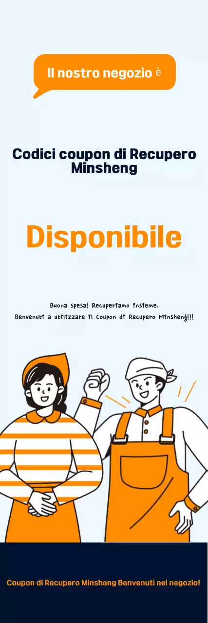 Buono sconto per il consumo di Orange Simple People's Livelihood Recovery
