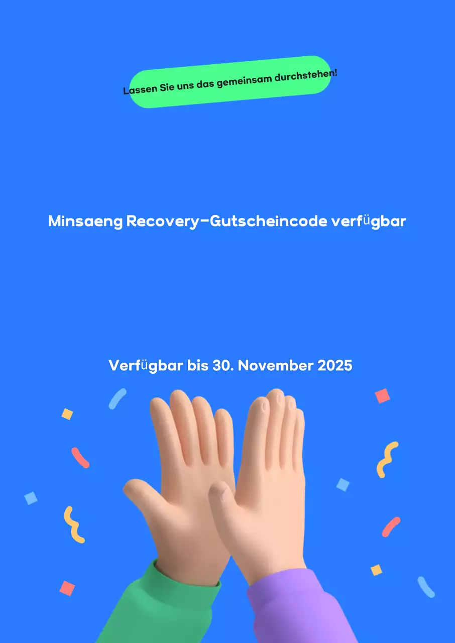 Blue Modern Coupon-Aktion