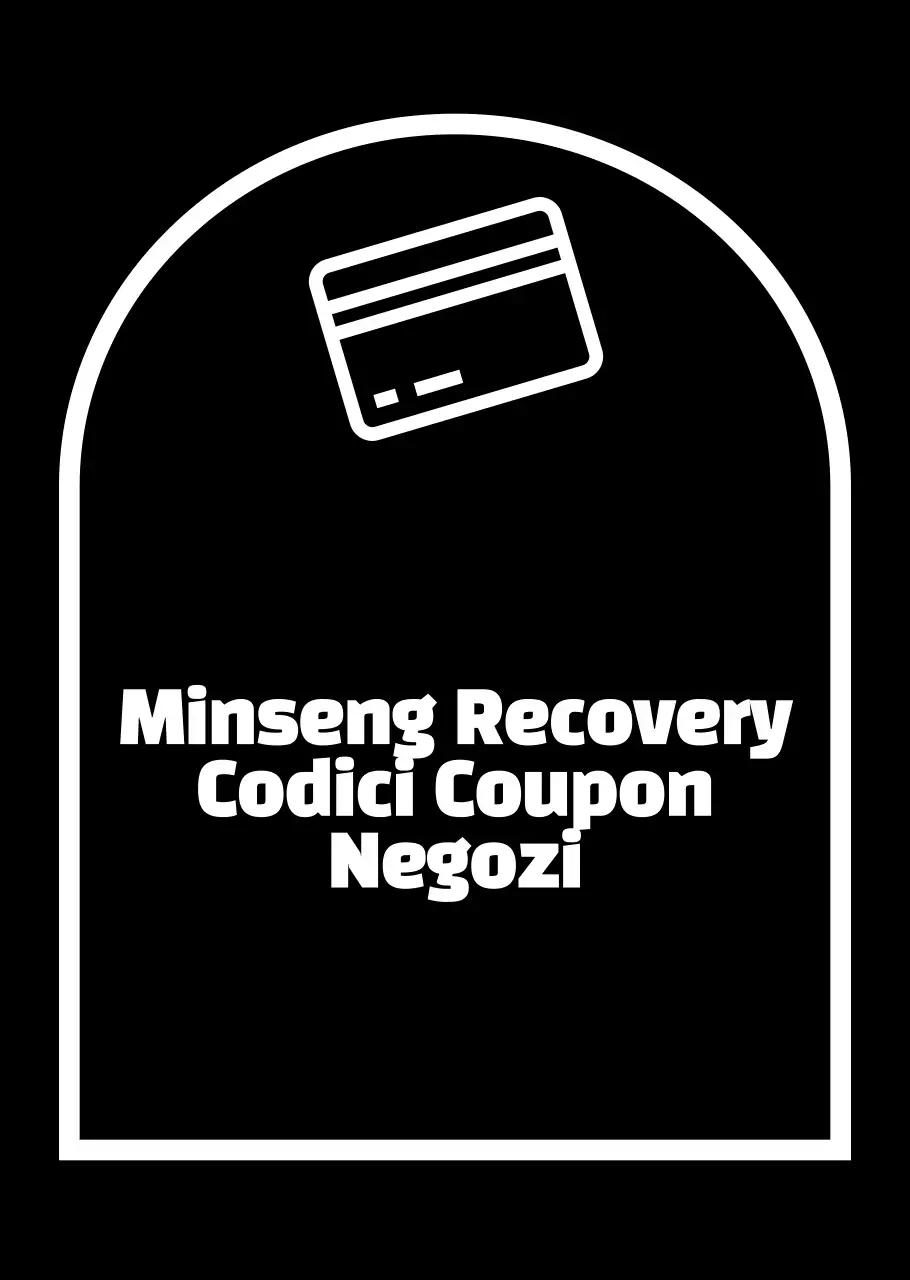 Buono di recupero White Simple Minseong