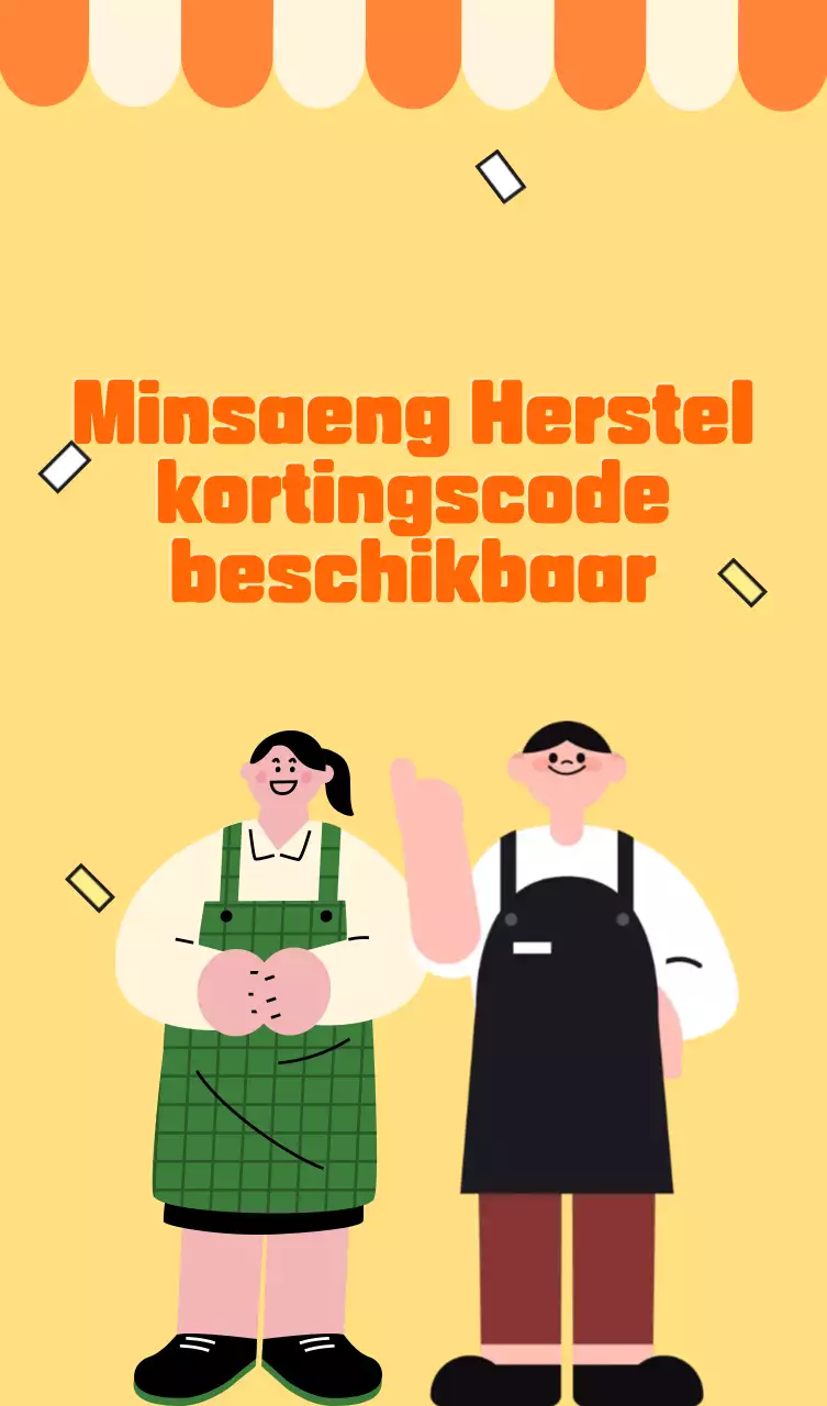 Oranje eenvoudige promotieadvertentie