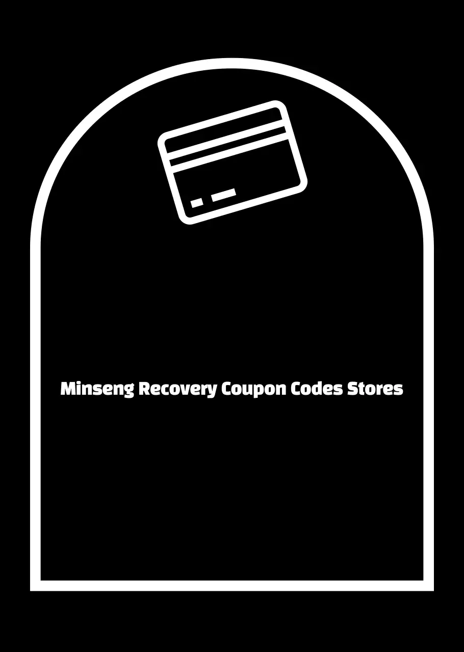 Coupon de récupération White Simple Minseong