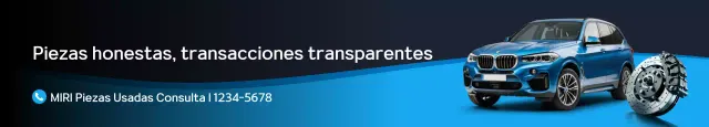 Anuncio de concesionario de repuestos para autos usados Blue Modern