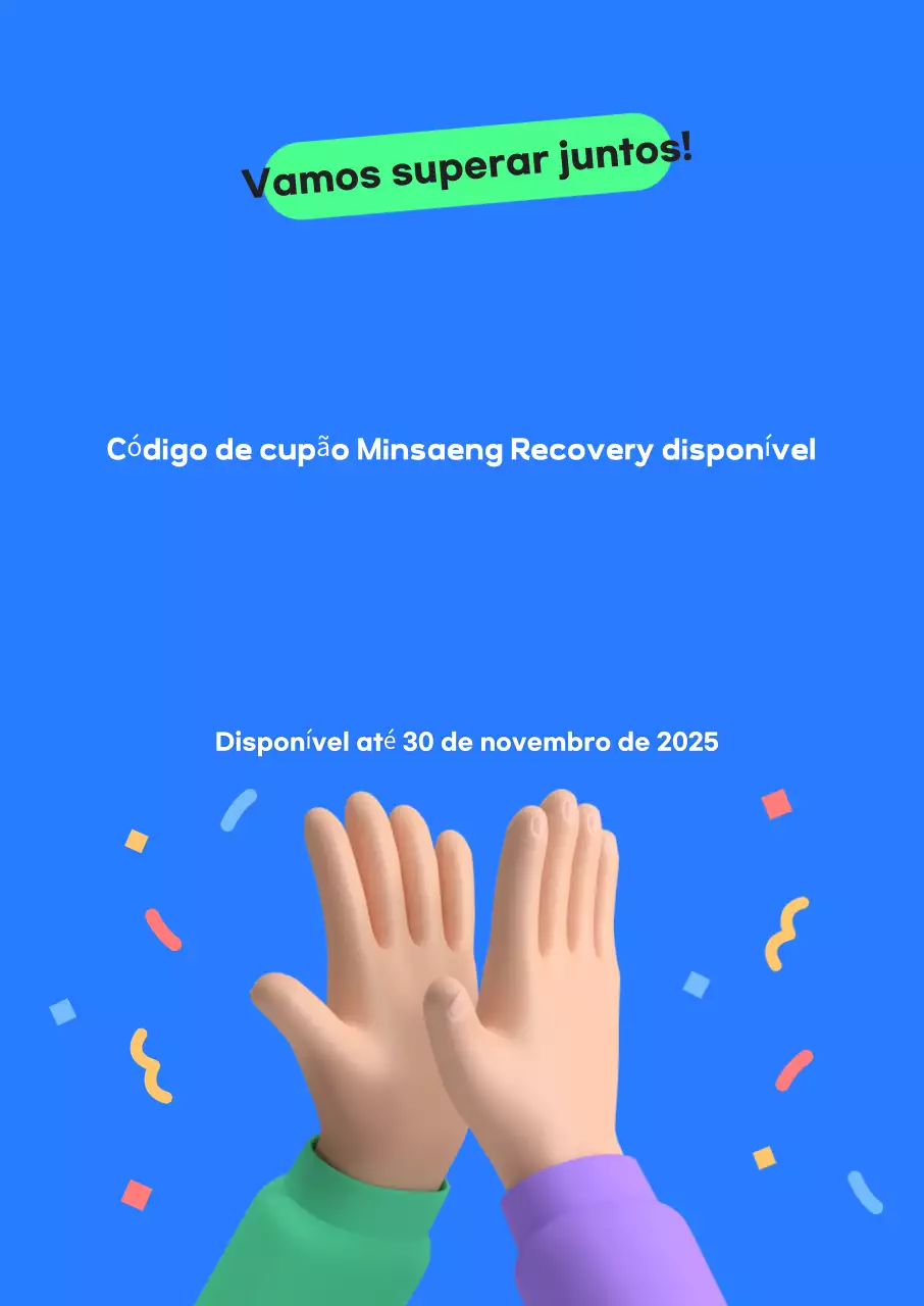 Promoção de Cupom Blue Modern