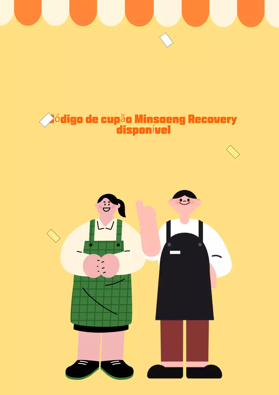 Promoção de Cupom de Consumo Simples Laranja