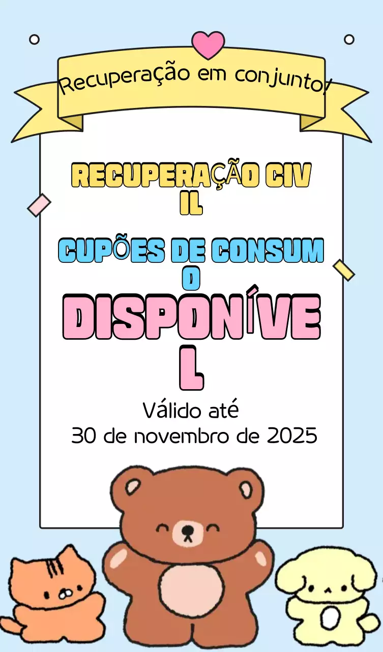 Evento de cupom Sky Blue Baby
