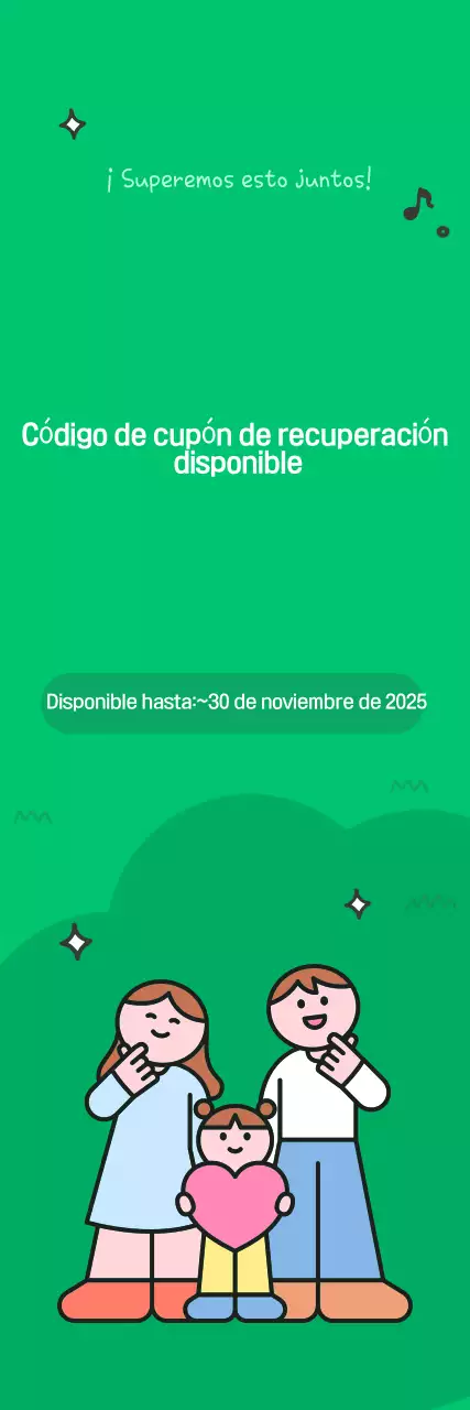 Cupón de consumo para la recuperación de los medios de vida de las personas de Green Simple