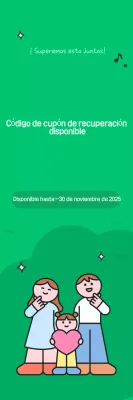 Cupón de consumo para la recuperación de los medios de vida de las personas de Green Simple