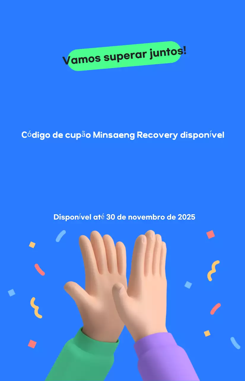 Promoção de Cupom Blue Modern