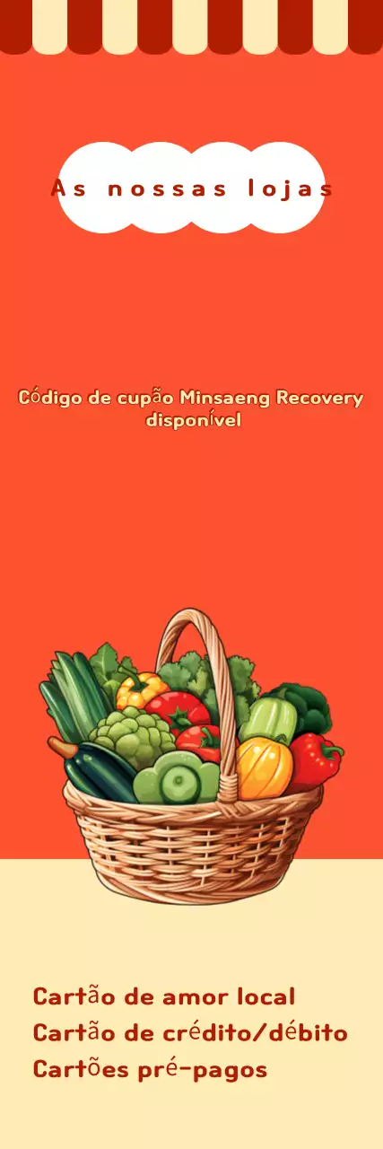 Promoção de Cupom de Consumo de Recuperação de Meios de Vida do Povo Laranja Retro