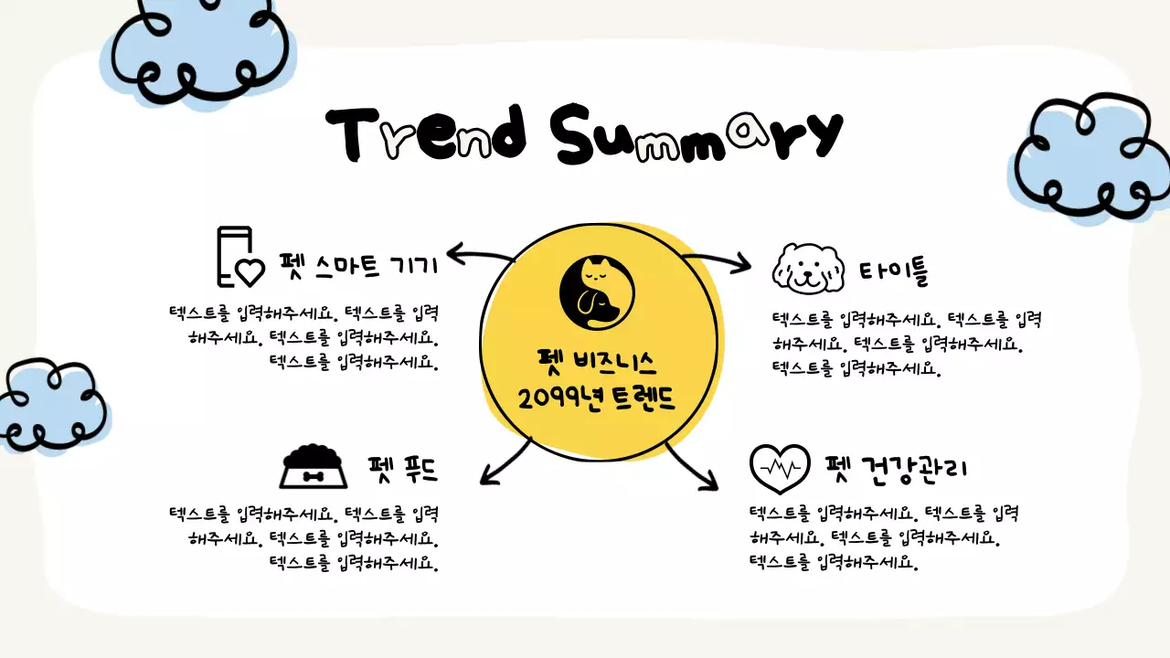 노랑의 아기자기한 펫 비즈니스 트렌드 설명
