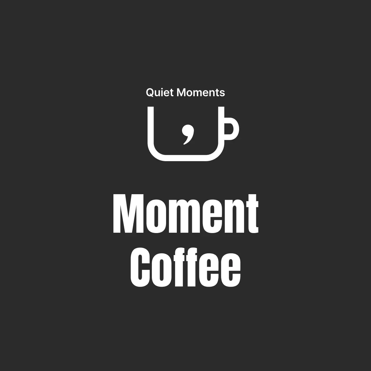 黒 シンプル コーヒー ロゴ ロゴカフェイラスト