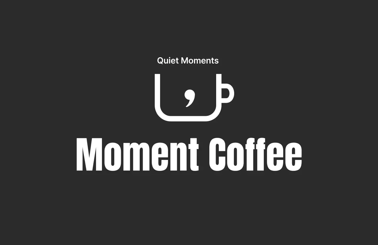 黒 シンプル カフェ ロゴ ロゴカフェイラスト