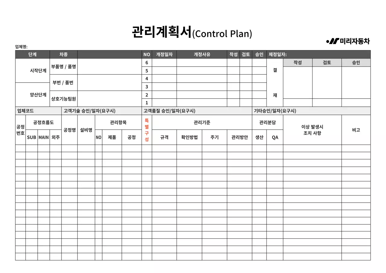 흰색 기본 관리 설명서