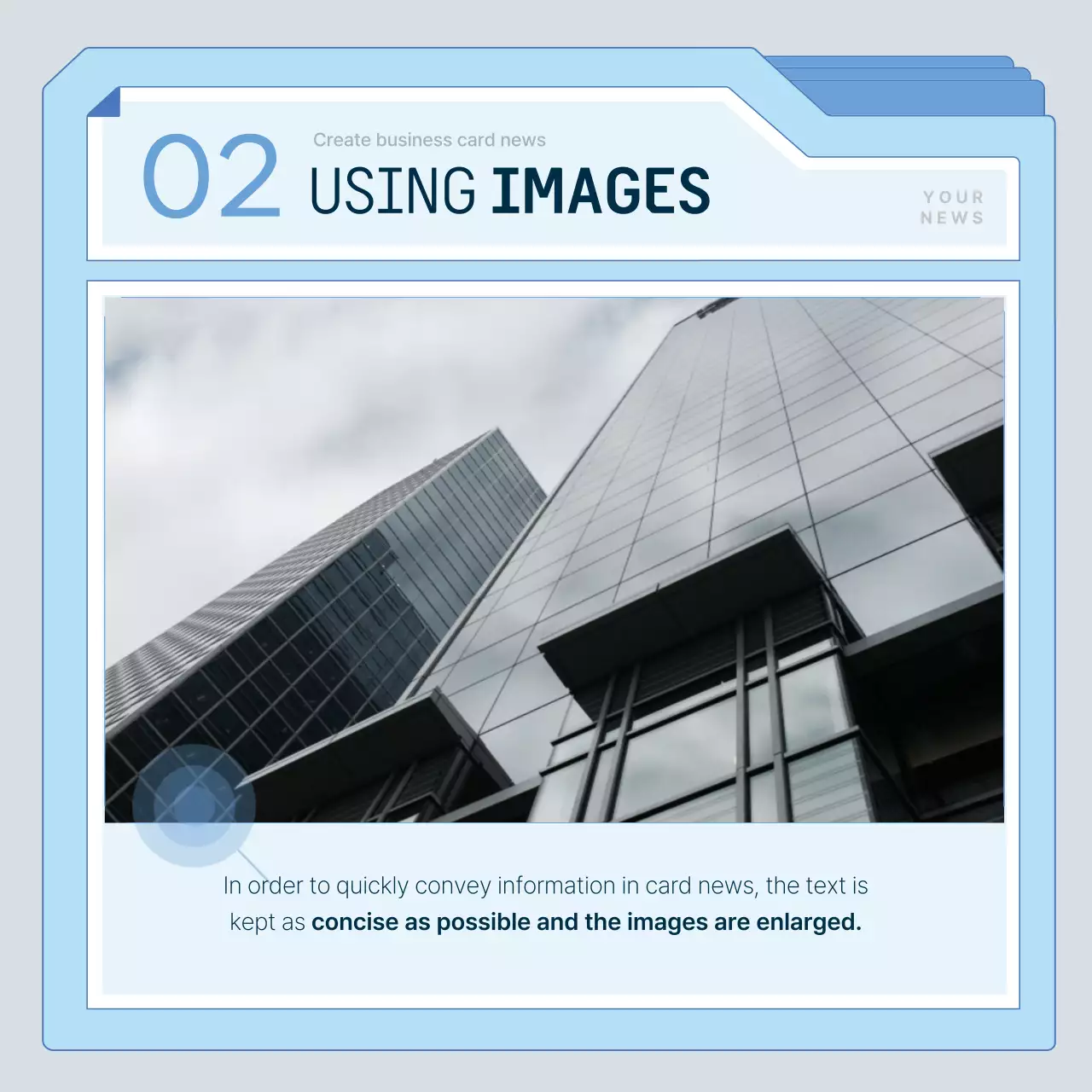 Blue Modern News Document Instagram Carousel