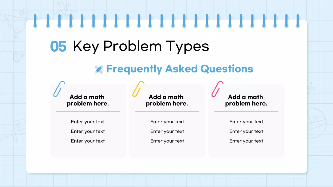 Blue Simple Math Course Presentation