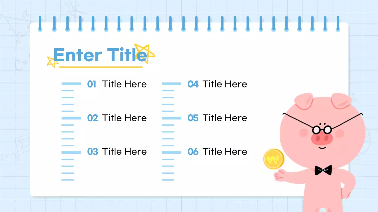 Blue Simple Math Course Presentation