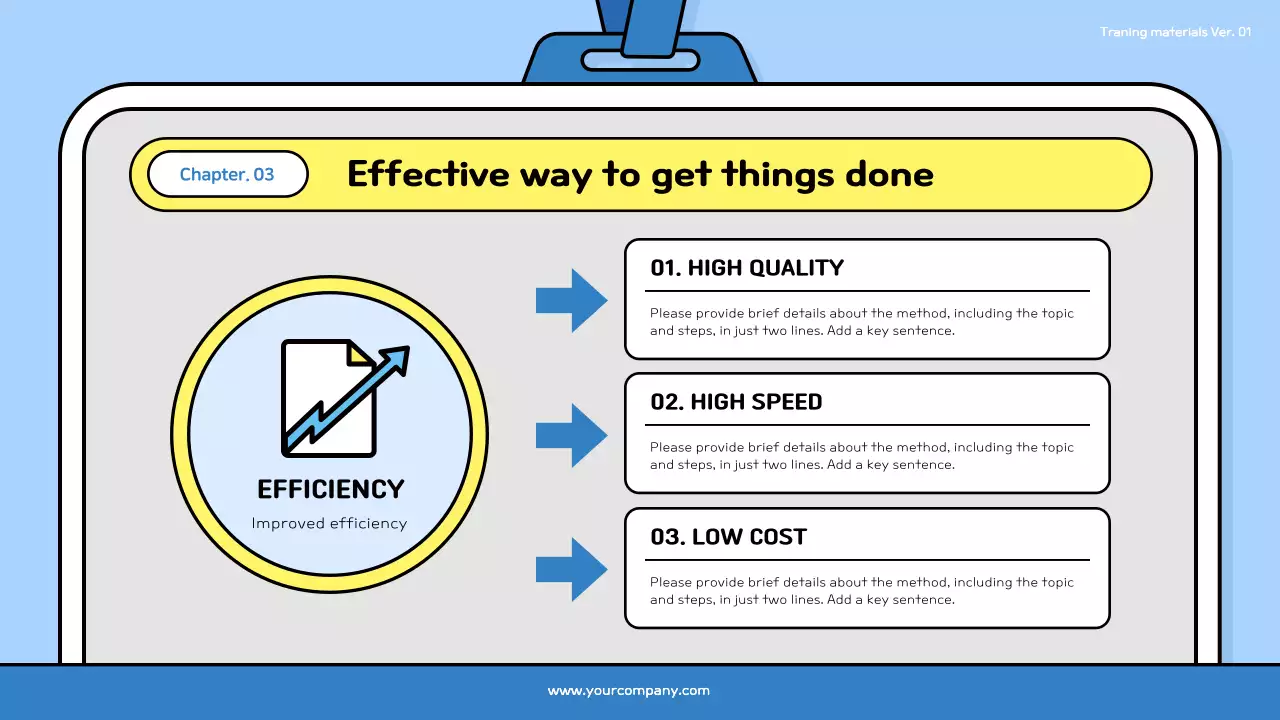 Blue Simple Workplace Guide Presentation