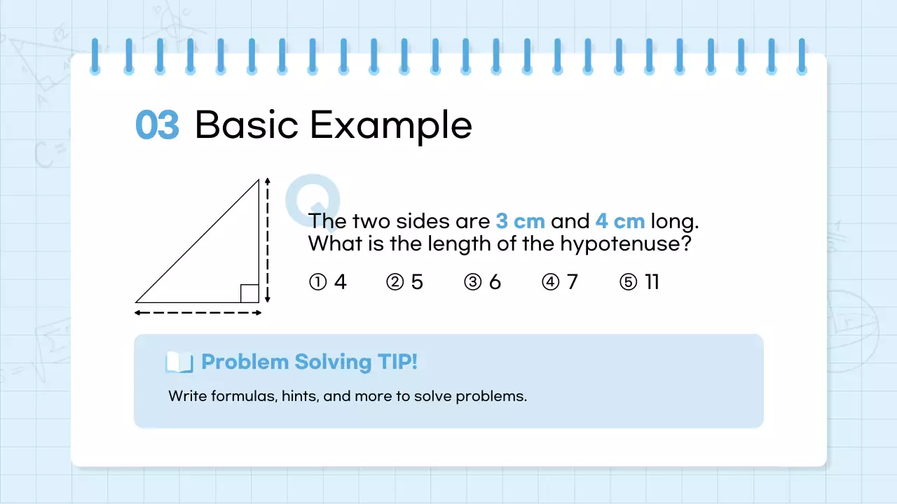 Blue Simple Math Course Presentation