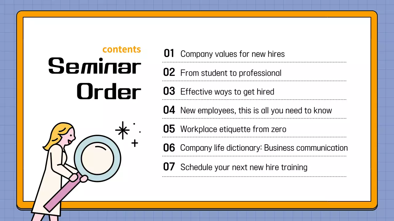 Blue Professional 온보딩 가이드 프레젠테이션