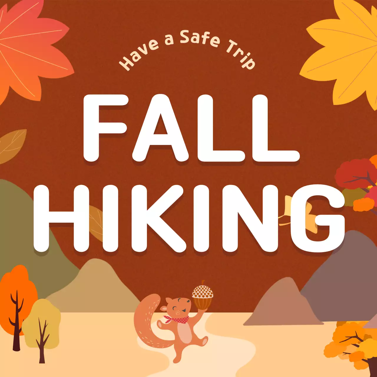 브라운 러스틱 하이킹 가이드 인스타그램 캐러셀