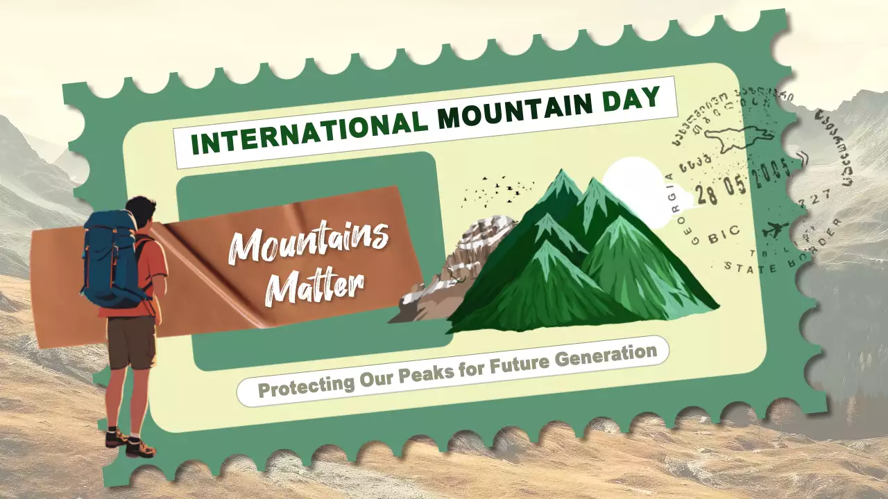 Green Rustic Mountain Announcement YouTube Thumbnail