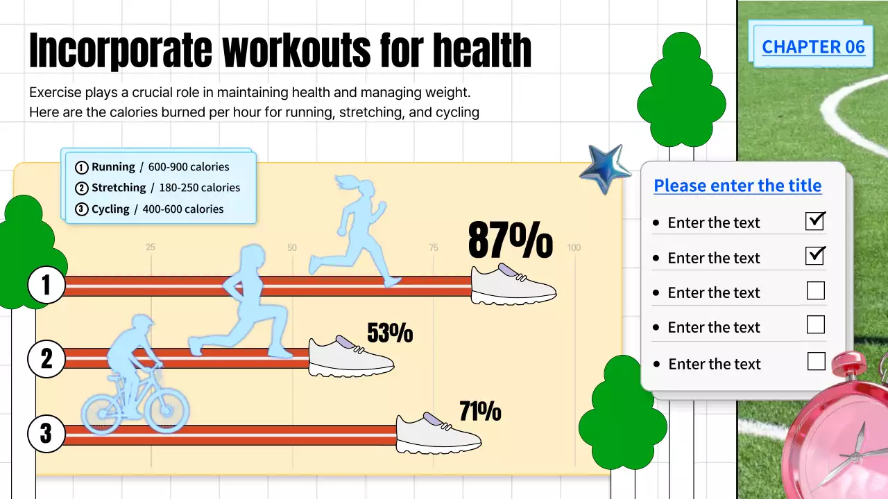 Blue Modern Fitness Guide Presentation