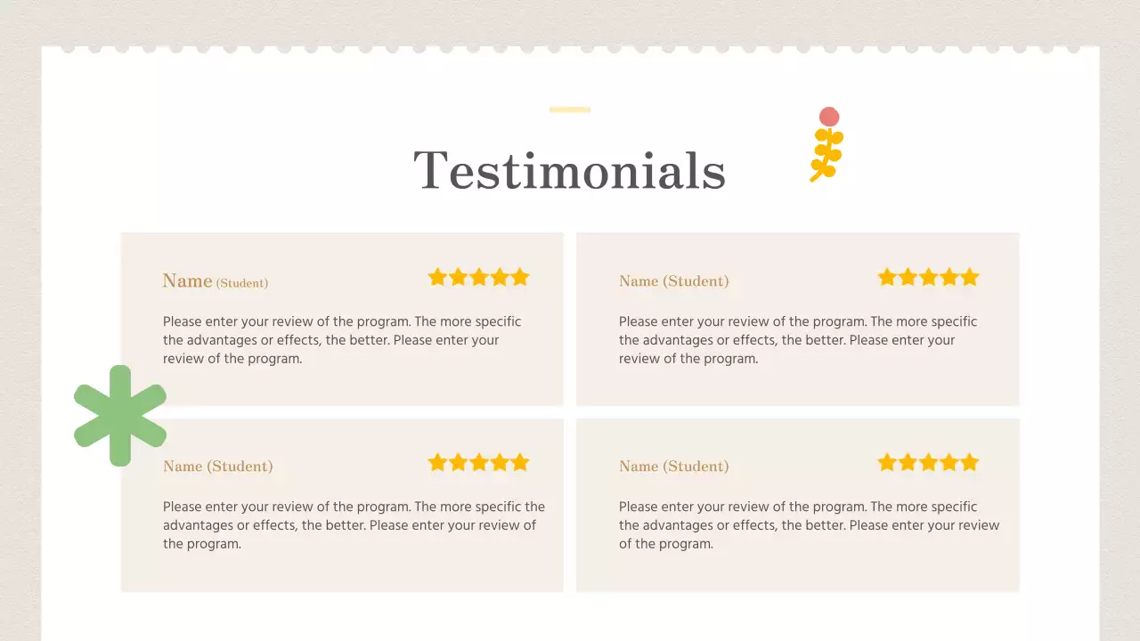 베이지색 장난기 있는 교육 프레젠테이션