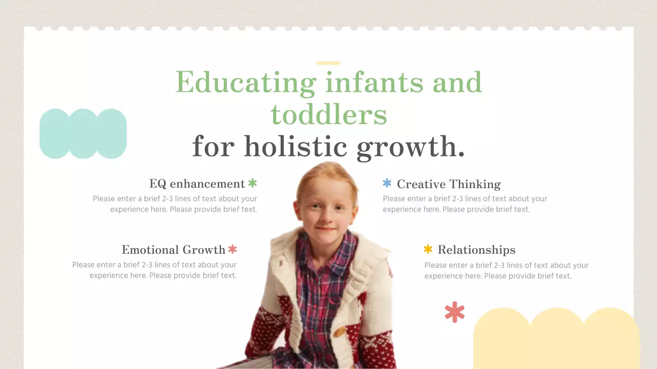 베이지색 장난기 있는 교육 프레젠테이션