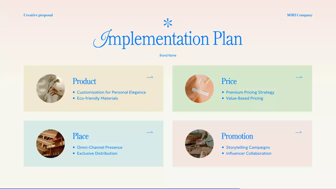 베이지 모던 비즈니스 플랜 프레젠테이션