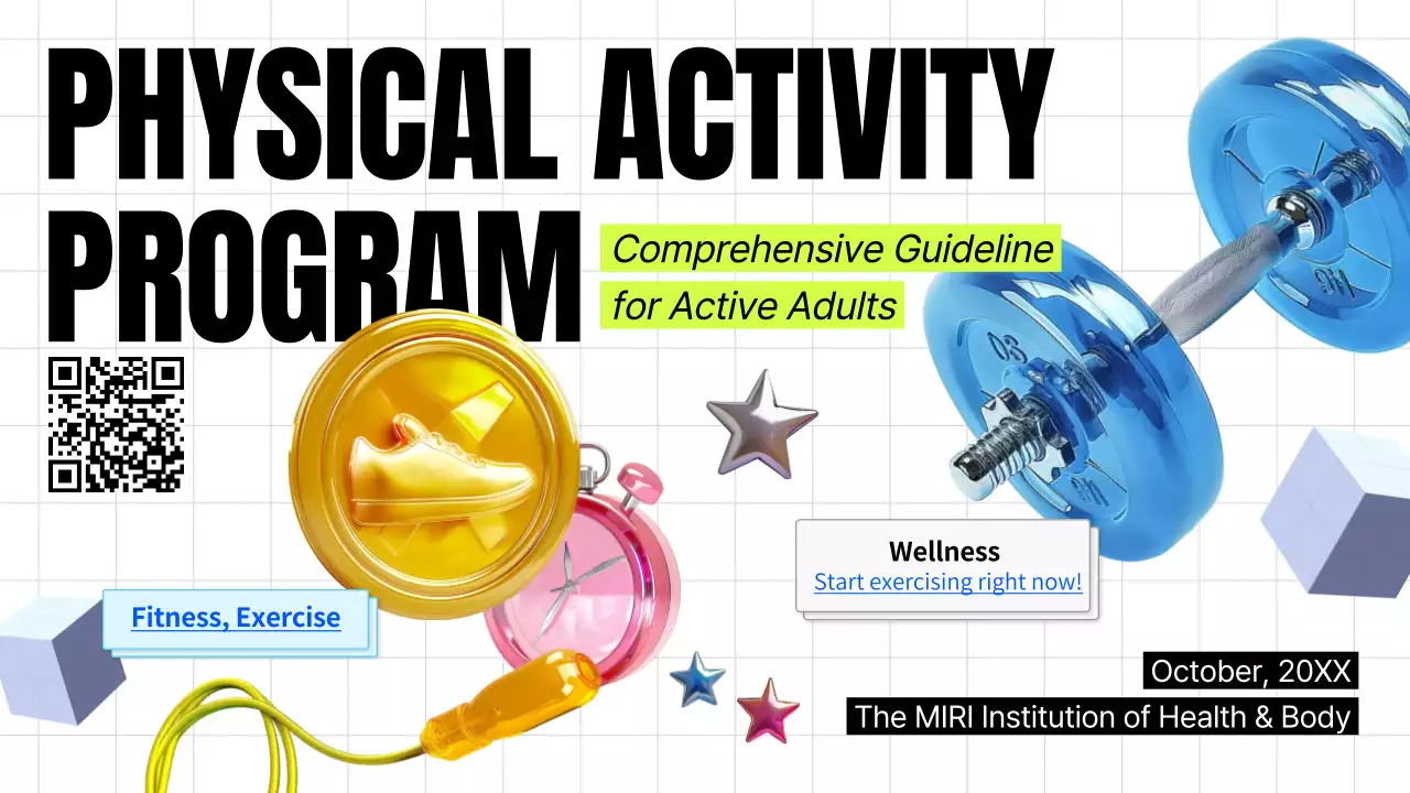 Blue Modern Fitness Guide Presentation