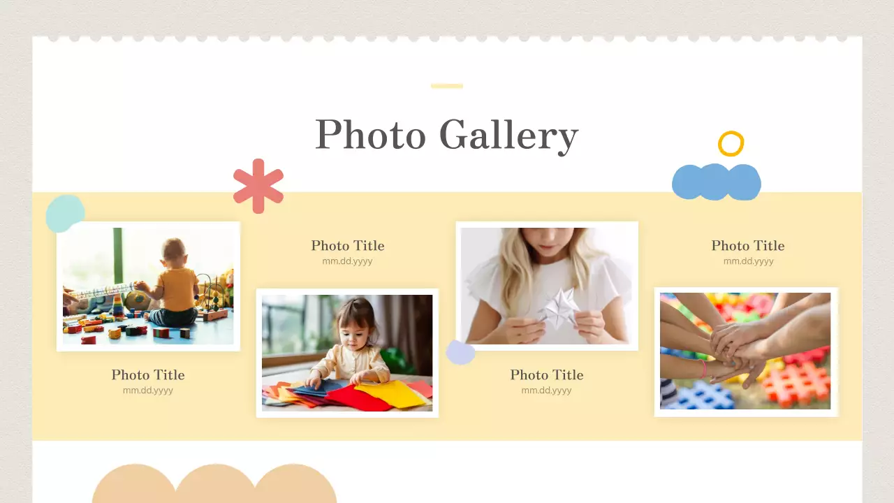 베이지색 장난기 있는 교육 프레젠테이션