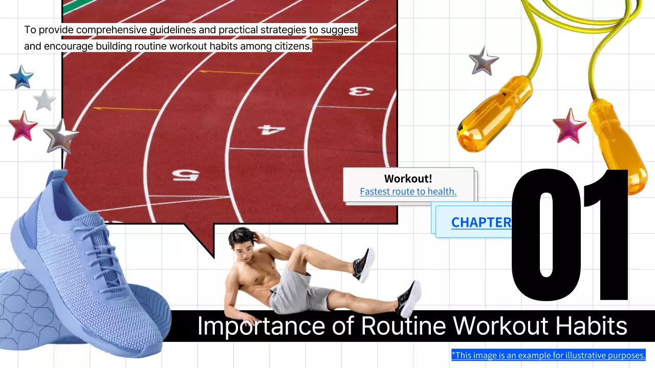 Blue Modern Fitness Guide Presentation