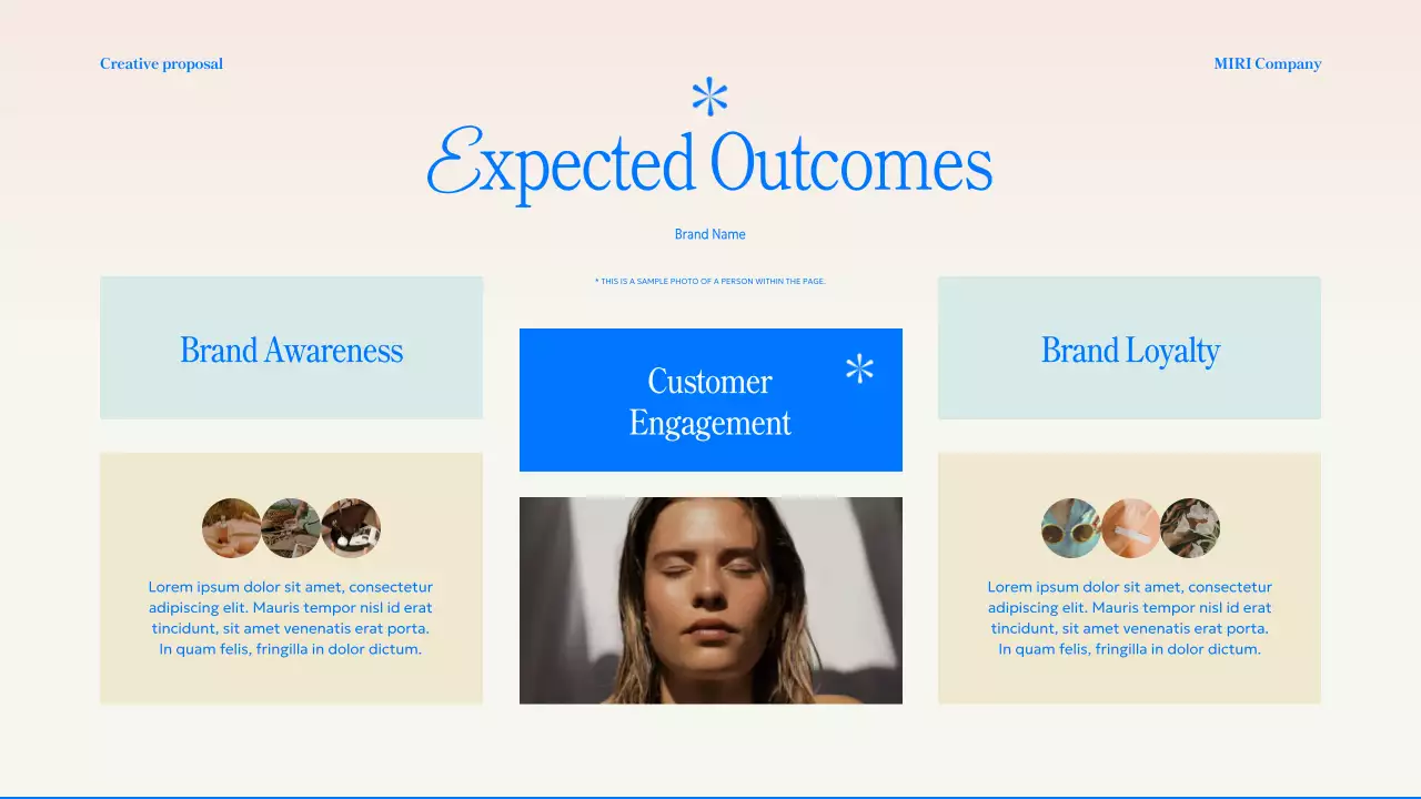 베이지 모던 비즈니스 플랜 프레젠테이션