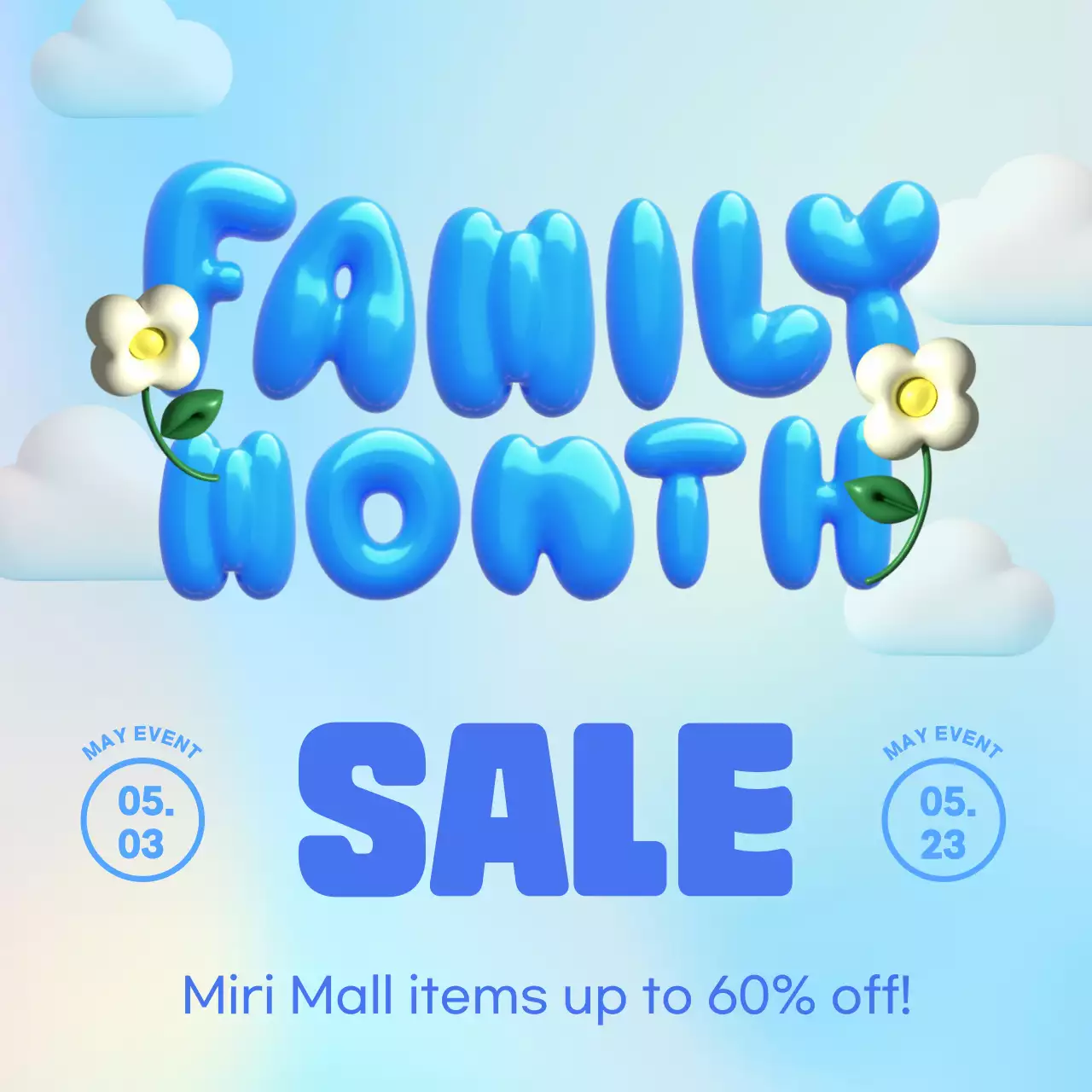 Pastel Trendy Promoção Primavera Instagram Carrossel