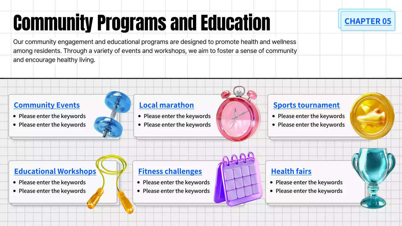 Blue Modern Fitness Guide Presentation