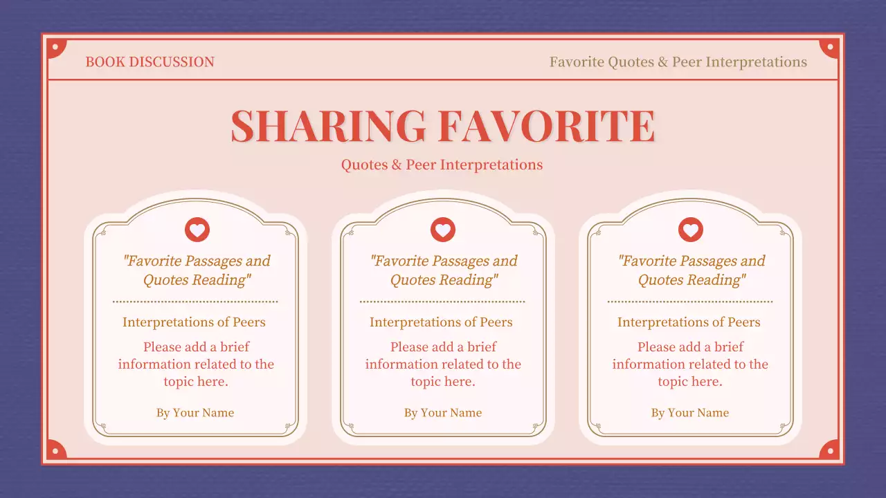 Pink Purple Elegant Vintage Book Club Schedule