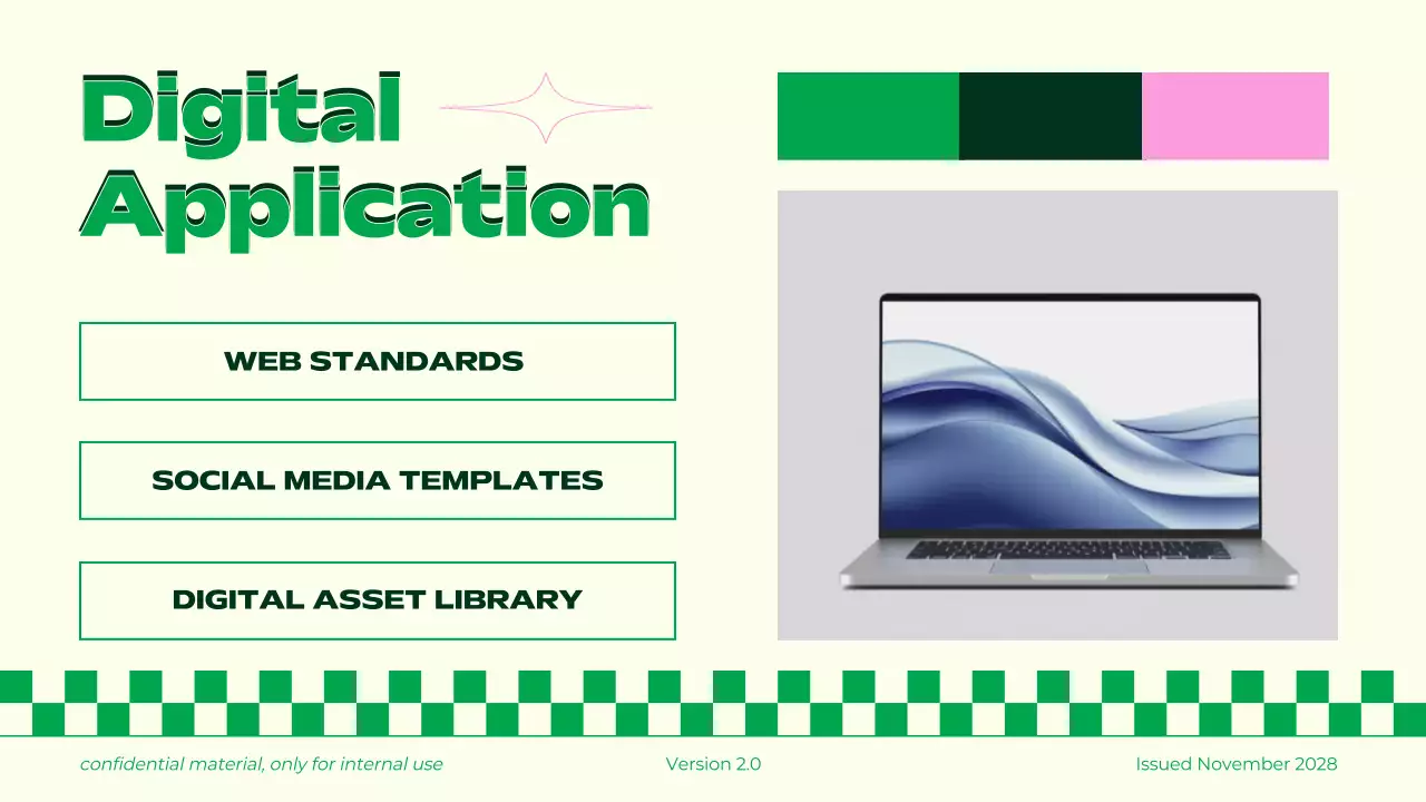 Green Modern Brand Guidelines Presentation