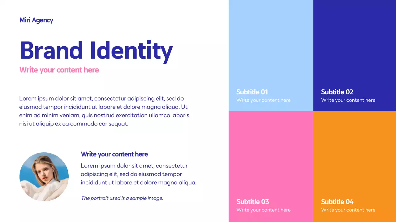 Blue Trendy Creative Agency Introduction Presentation