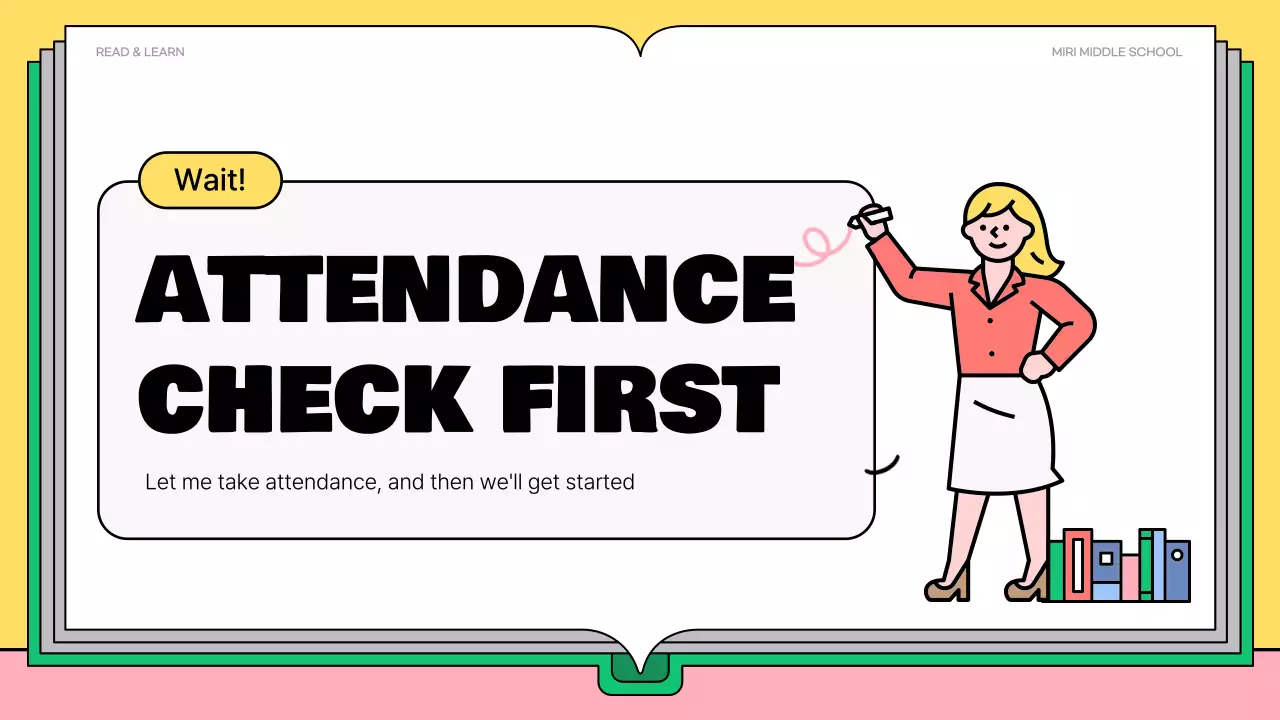 Pink Playful Reading Guide Presentation