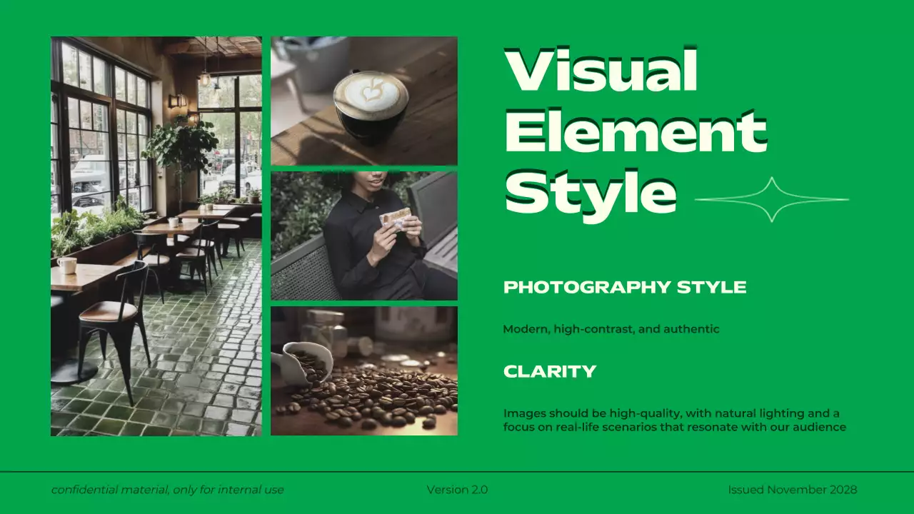 Green Modern Brand Guidelines Presentation