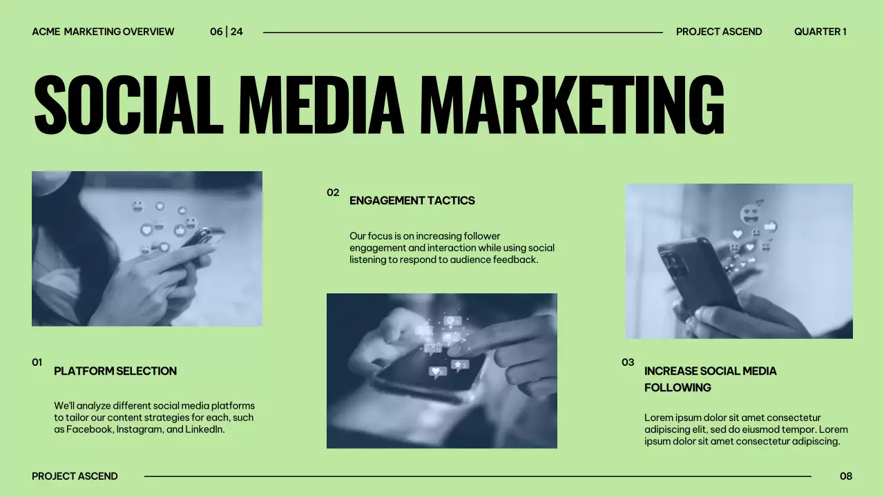 Orange Professional Marketing Presentation