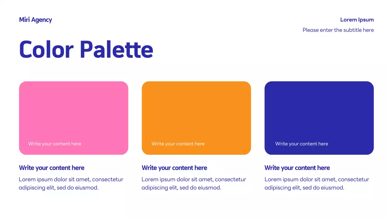 Blue Trendy Creative Agency Introduction Presentation