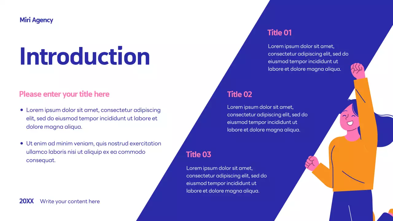 Blue Trendy Creative Agency Introduction Presentation